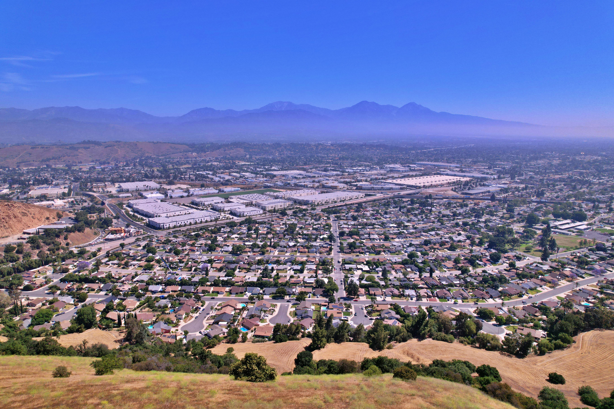 Panoramic Image of Pomona, CA